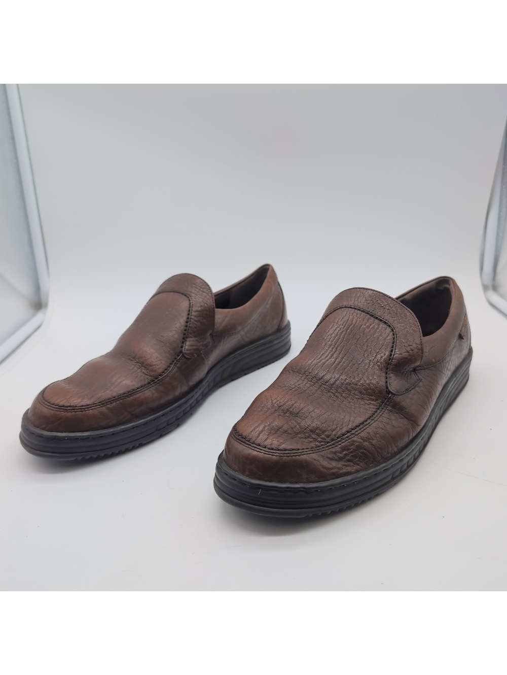 Vintage Mephisto Air Jet Sz 12 Leather Slip-On Men’s Shoe Minimal Wear